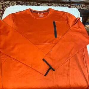 Orange Pullover Training Crew